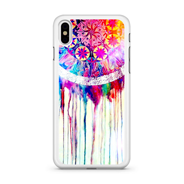 Artistic Colourful Dream Catcher iPhone Xs Case