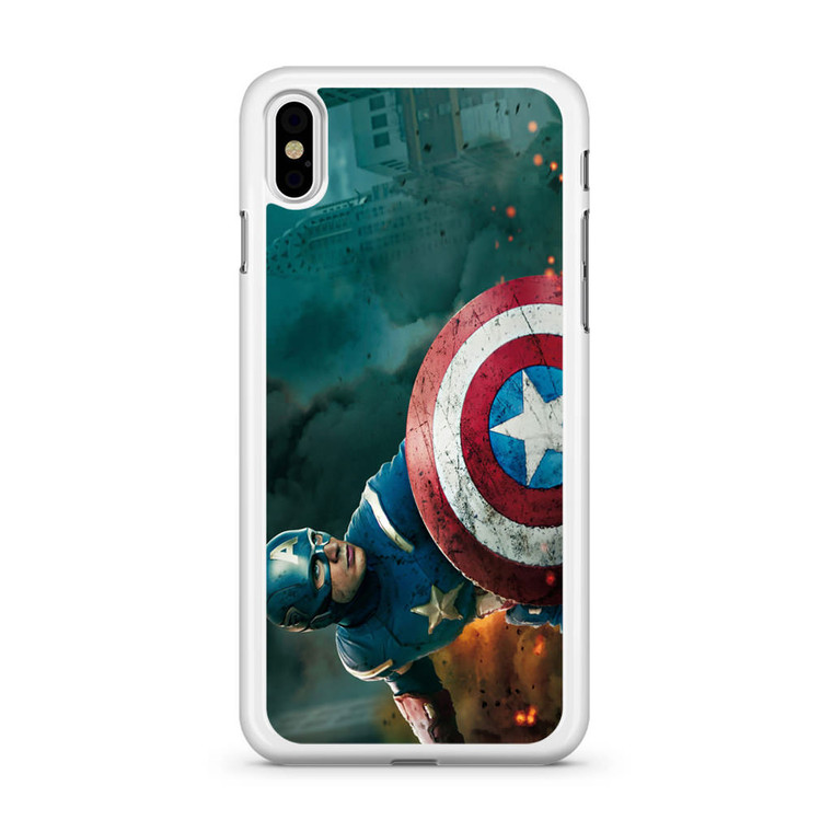 avengers captain america shield iPhone Xs Case