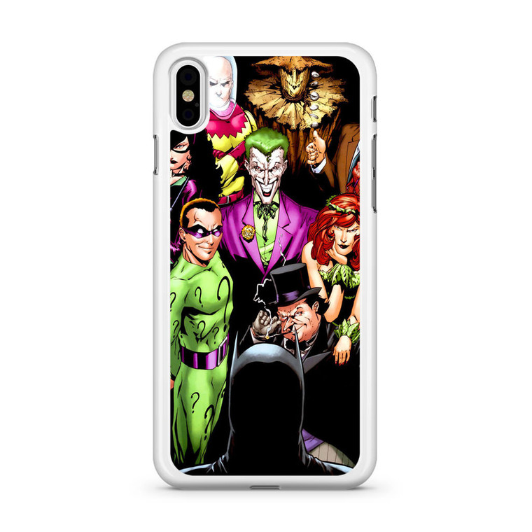 Batman All Villains iPhone Xs Case