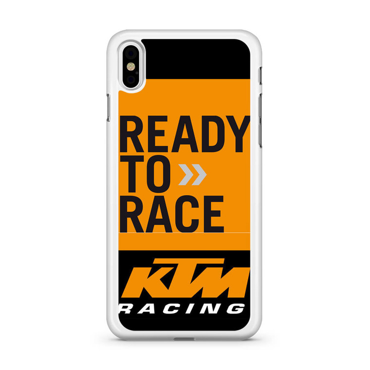 KTM Racing Ready To Race iPhone Xs Case