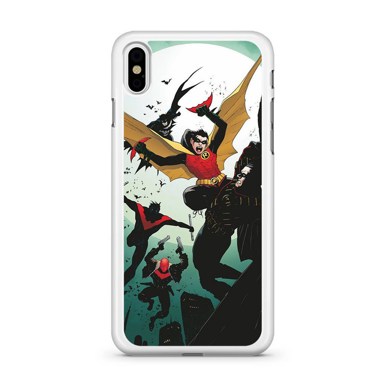 Robin, Red Robin, Red Hood and Nightwing iPhone Xs Case