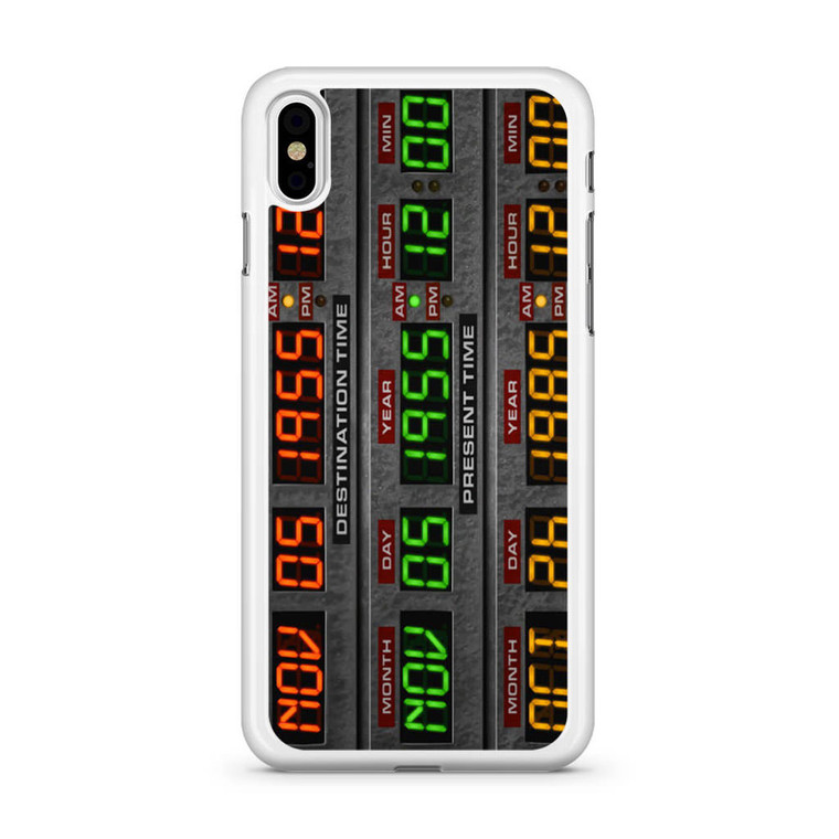 Back To The Future Time Circuits iPhone Xs Case