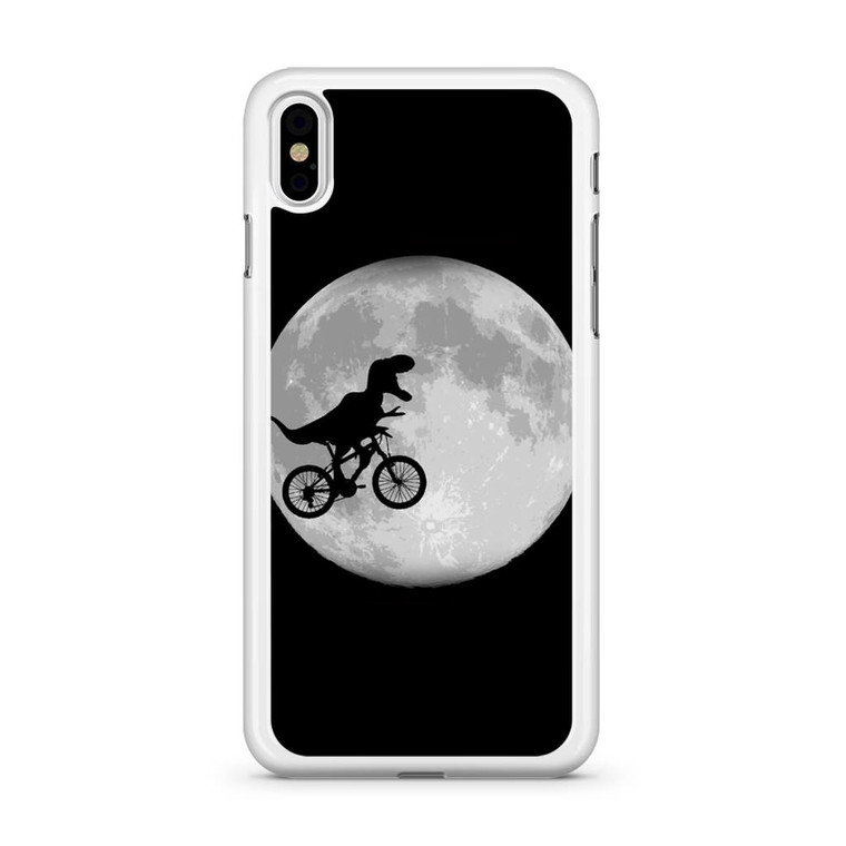 Dinosaurus Bike To The Moon iPhone Xs Case