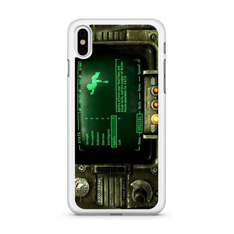 Pipboy 3000 Fall Out iPhone Xs Case