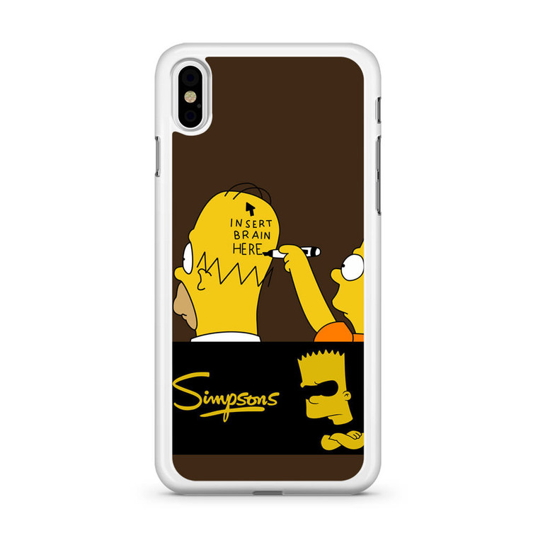 Simpsons Naughty Bart iPhone Xs Case