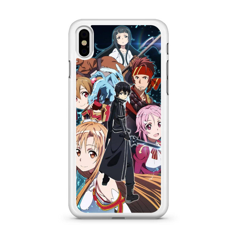 Sword Art Online Characters iPhone Xs Case