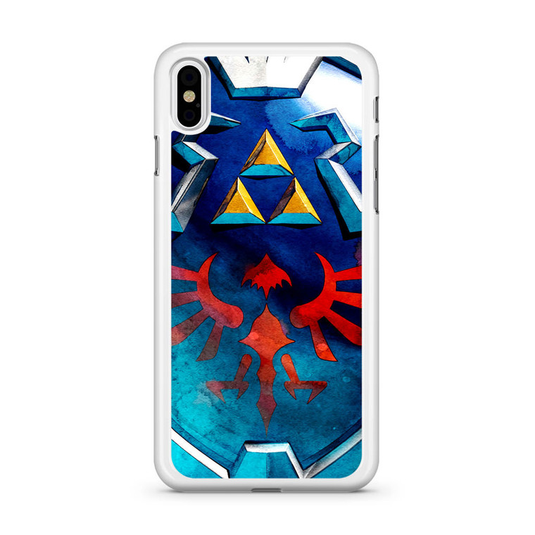 Zelda Link Hylian Shield iPhone Xs Case