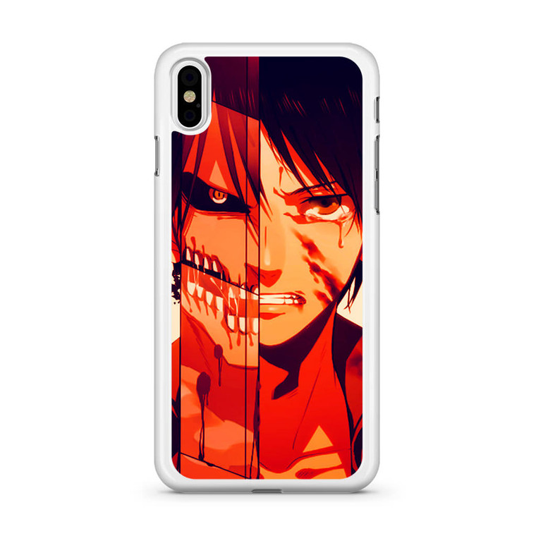 Attack on Titan Eren Yeager Half Faced iPhone Xs Case