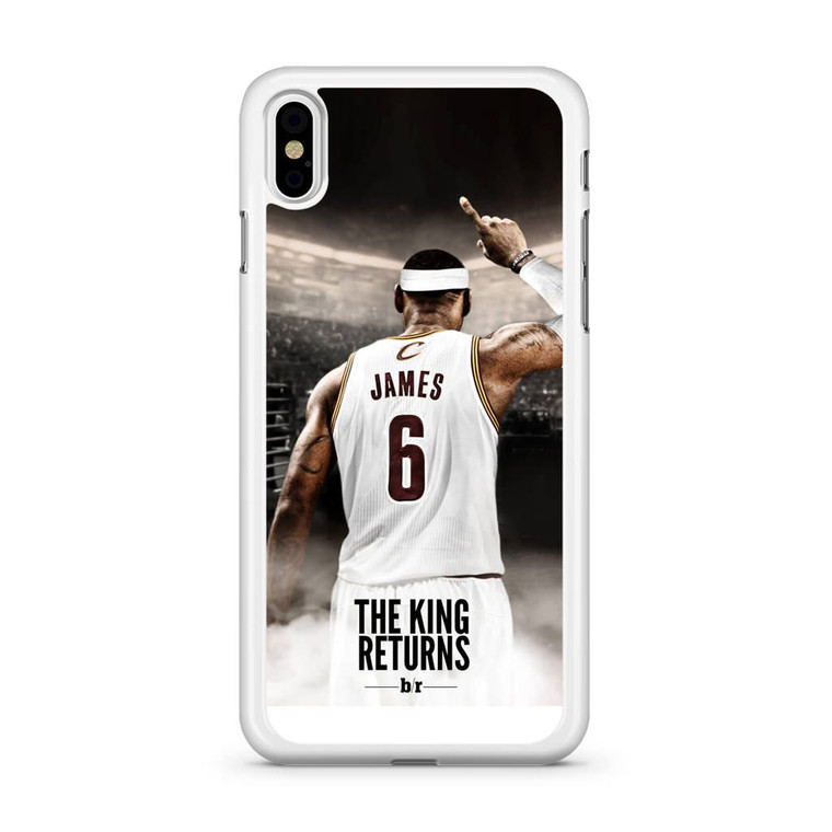 Lebron James The King Returns iPhone Xs Case