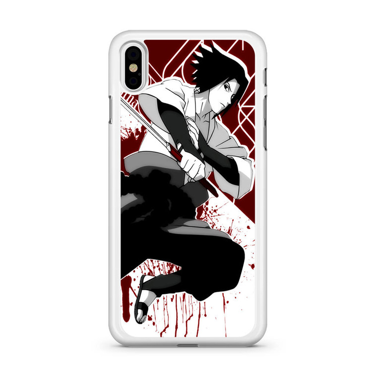 Anime Naruto Sasuke Uchiha iPhone Xs Case