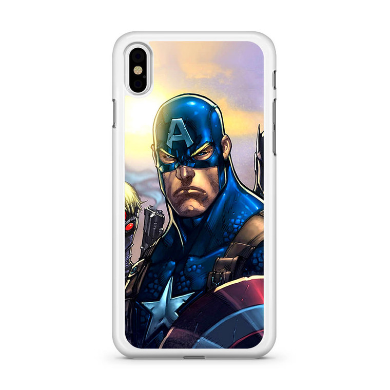 Comics Avengers Captain America iPhone Xs Case