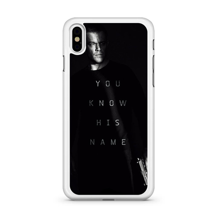 Jason Bourne Film Poster iPhone Xs Case