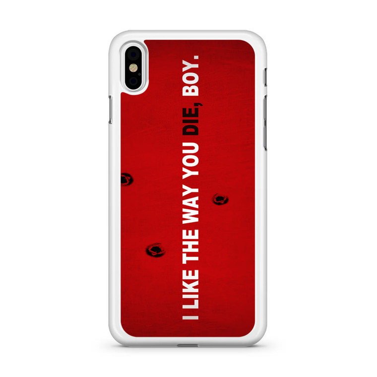 Movie Django Unchained iPhone Xs Case