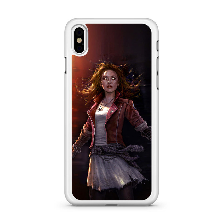 Scarlett Witch Scary Art iPhone Xs Case