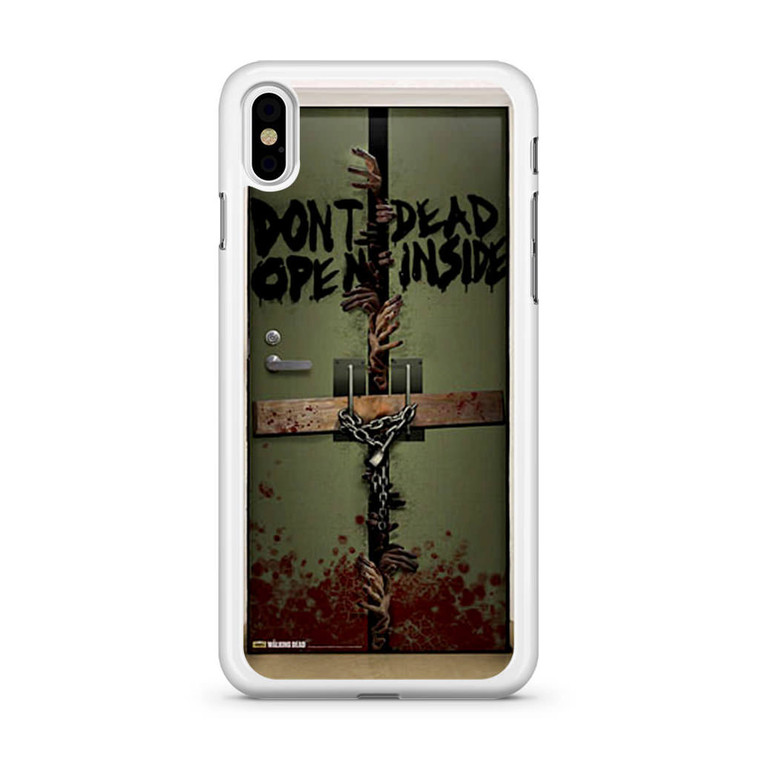 Walking Dead Door Cling iPhone Xs Case
