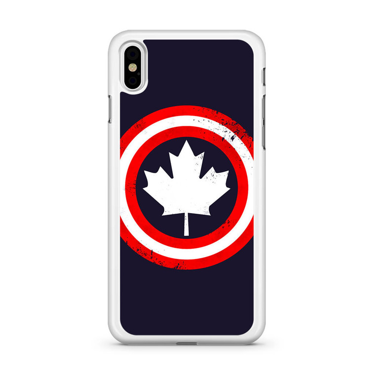 Captain Canada iPhone Xs Case