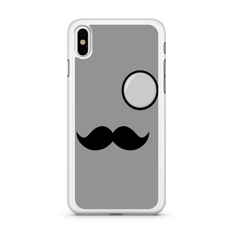 Classy Mustache iPhone Xs Case
