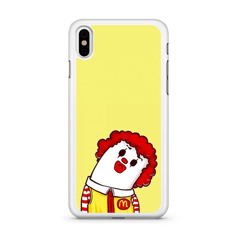 Creepy Ronald iPhone Xs Case