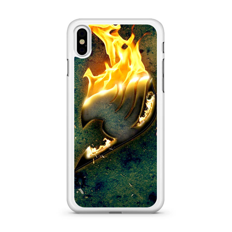 Fairy Tail Logo Flame iPhone Xs Case