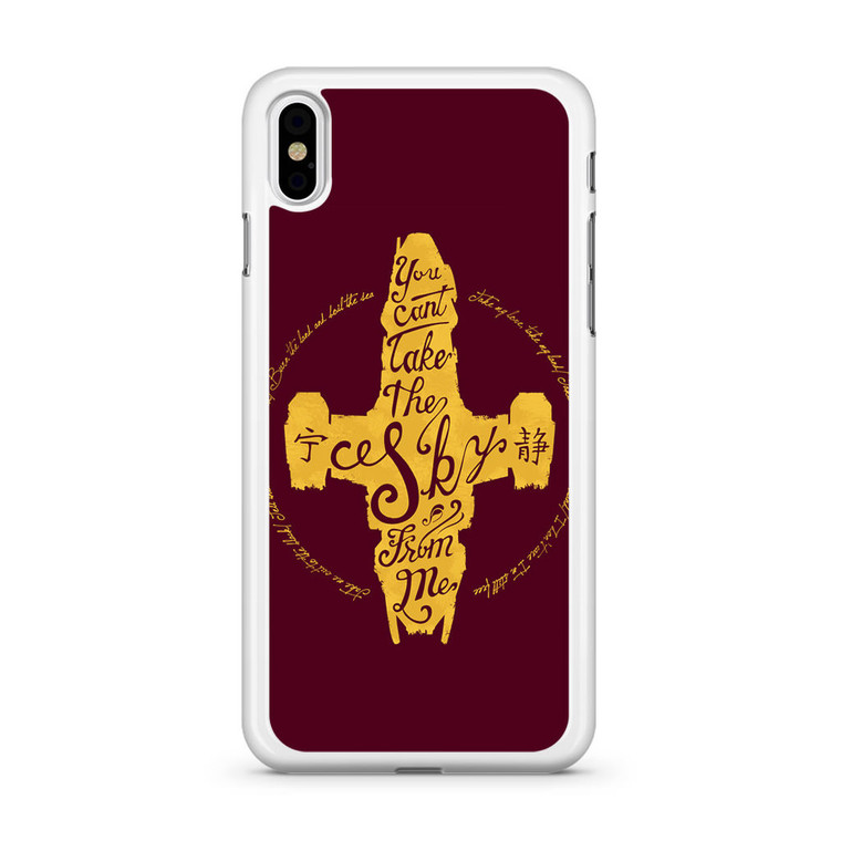 Firefly Serenity Free Skies iPhone Xs Case