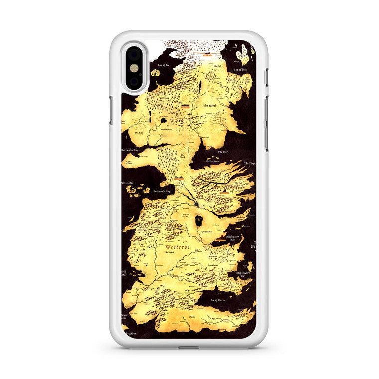 Game Of Thrones Westeros Map iPhone Xs Case
