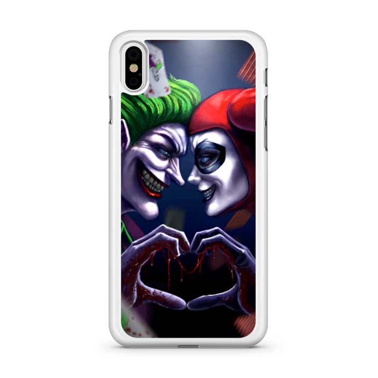 Joker and Harley Quinn iPhone Xs Case
