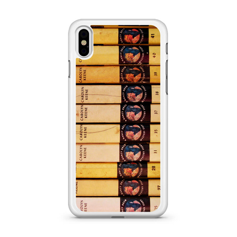 Nancy Drew Book Collections iPhone Xs Case