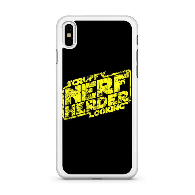 Scruffy Nerf Hedder Looking iPhone Xs Case