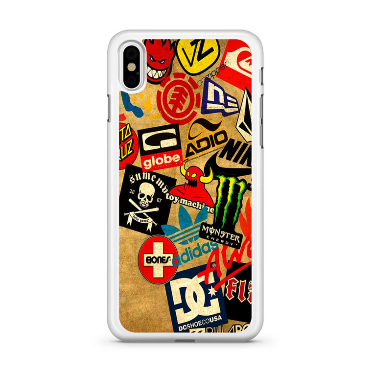 Skateboard Brand iPhone Xs Case