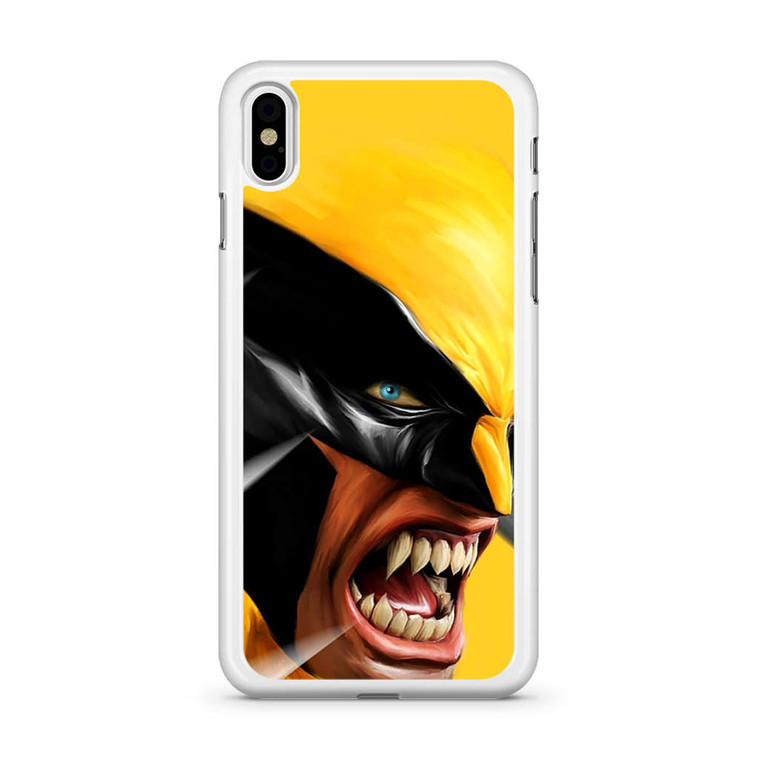 Wolverine Drawing Art iPhone Xs Case