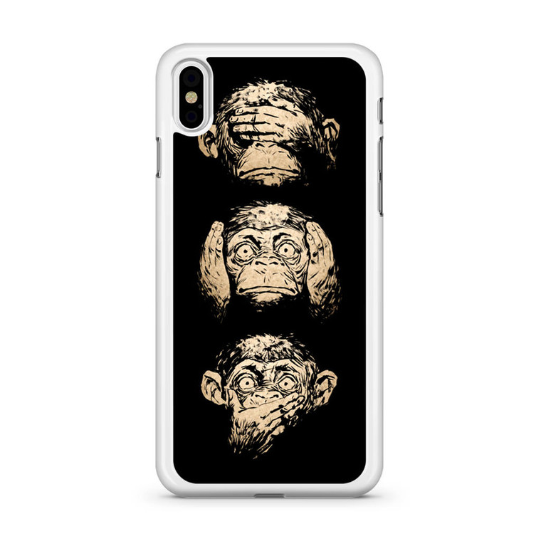 3 Wise Monkey iPhone Xs Case