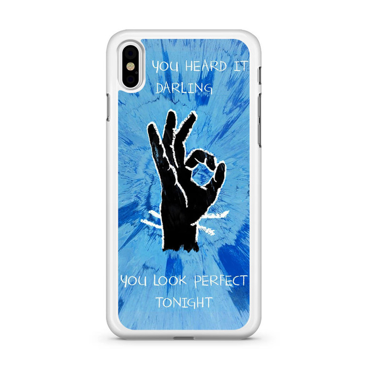 Ed Sheeran Perfect iPhone Xs Case