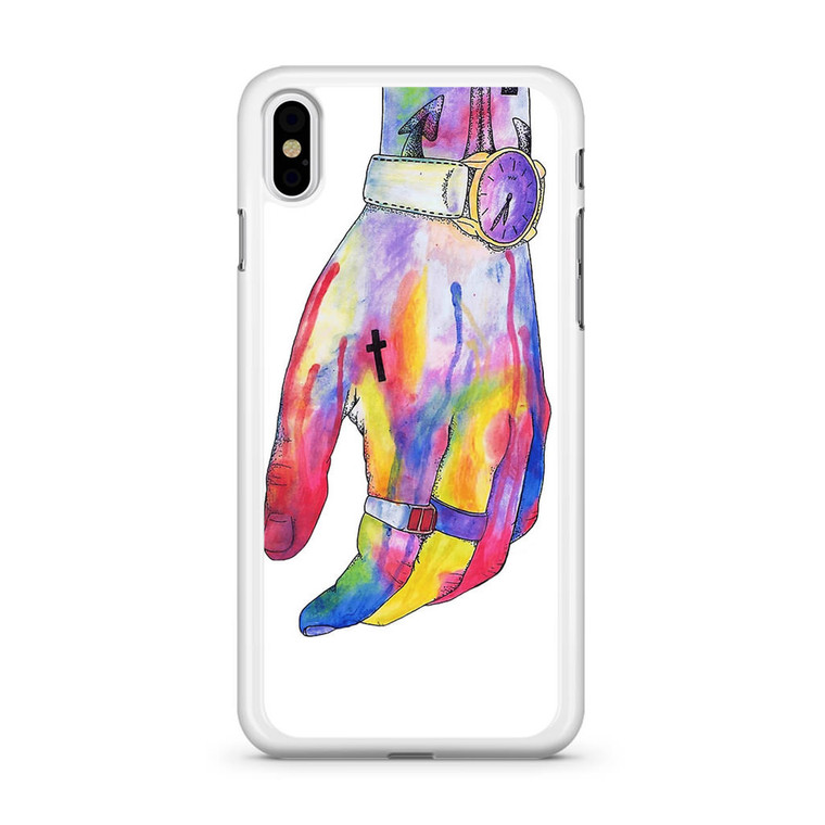 Harry Styles Watercolor Hand iPhone Xs Case