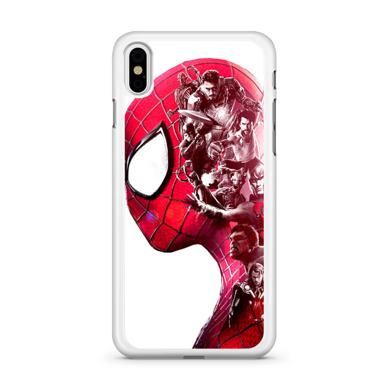 Spiderman Superheroes Marvel iPhone Xs Case