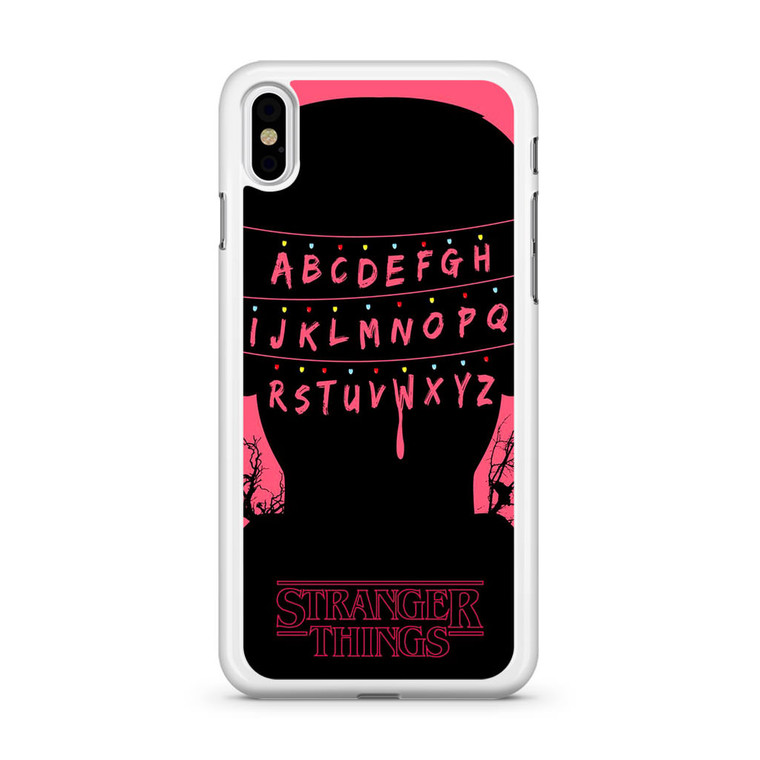 Stranger Things Alphabets iPhone Xs Case