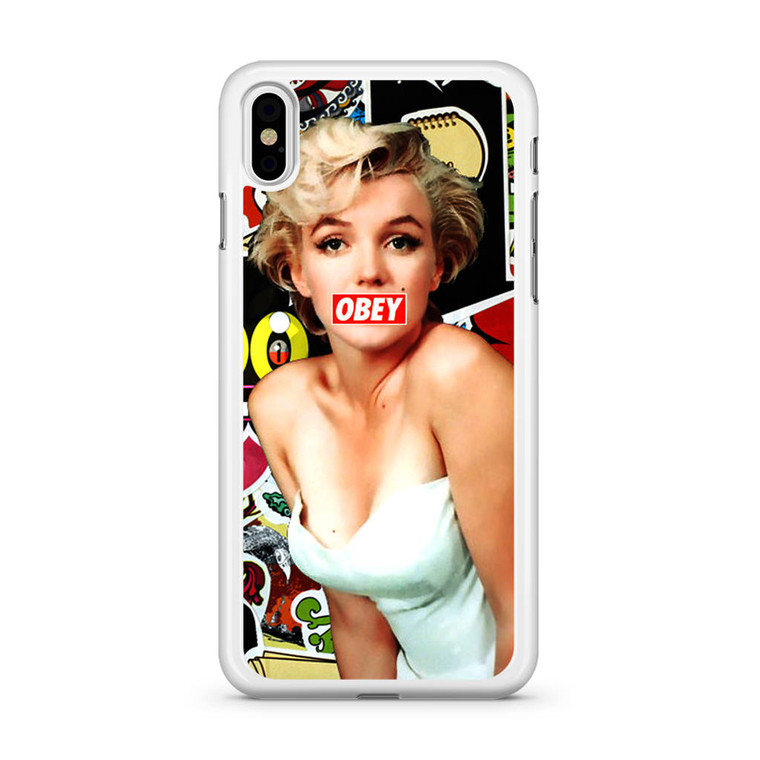 Marilyn Monroe Obey iPhone Xs Case