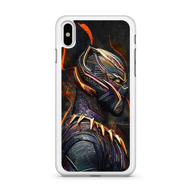 Black Panther Heroes Poster iPhone Xs Case