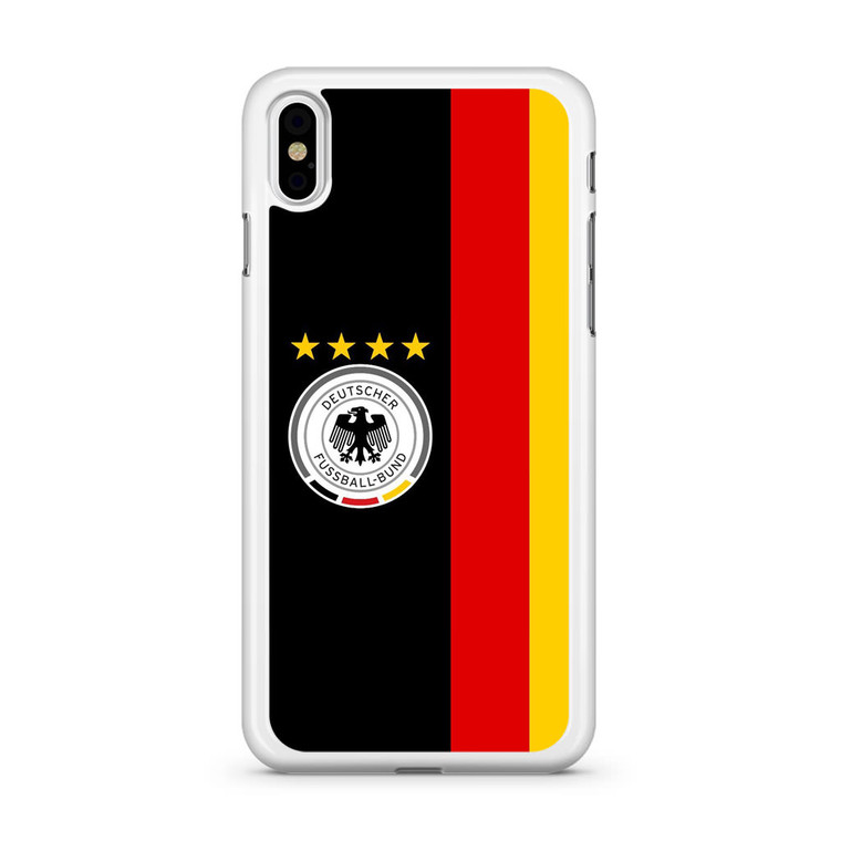 Germany Strip Fifa Football World Cup iPhone Xs Case