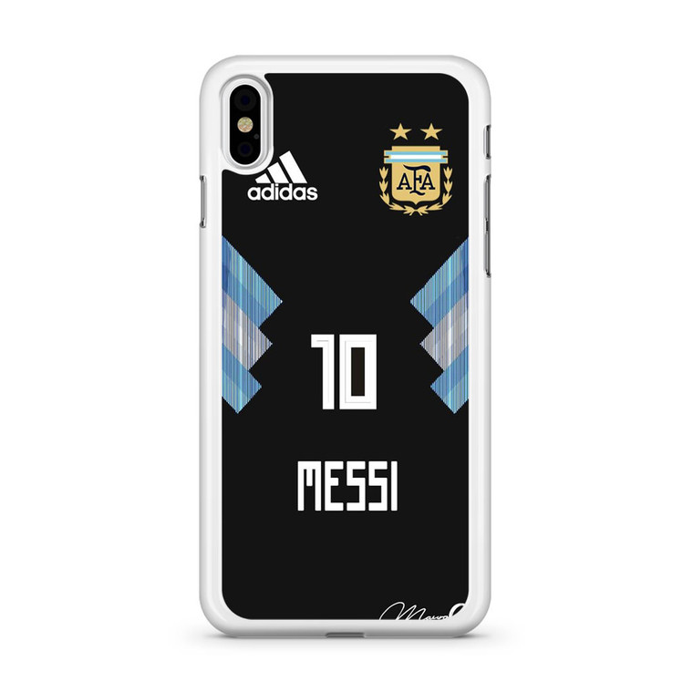 Lionel Messi Argentina Jersey iPhone Xs Case