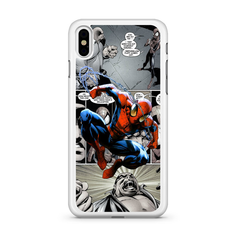 Spiderman Comics Wallpaper iPhone Xs Case