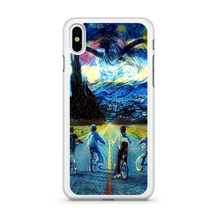 Stranger Things Starry Night iPhone Xs Case