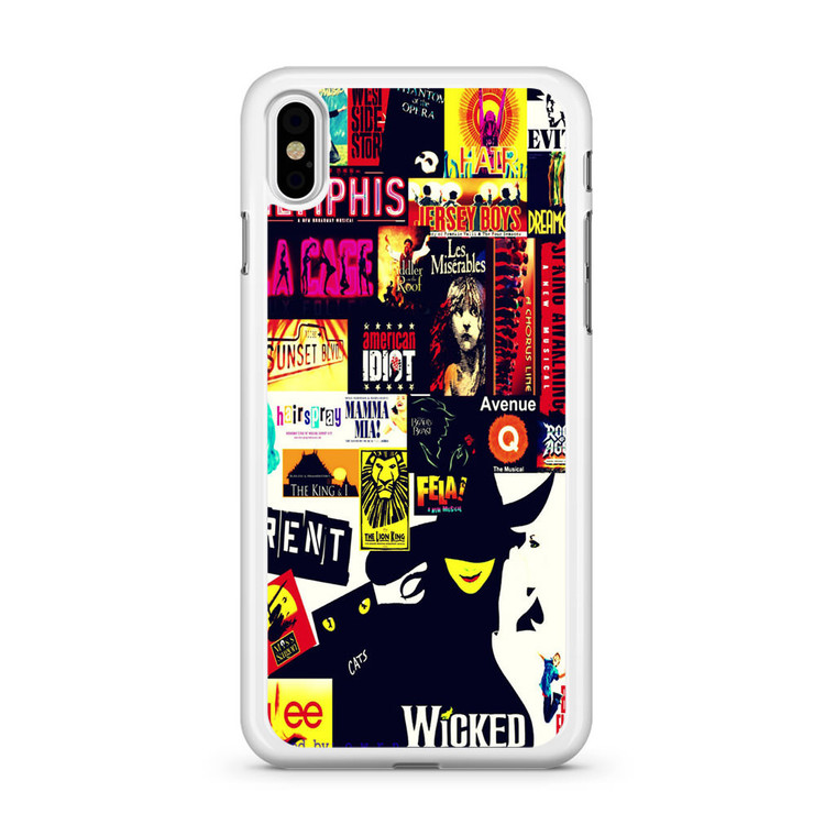 Broadway Musical Collage iPhone XS Max Case