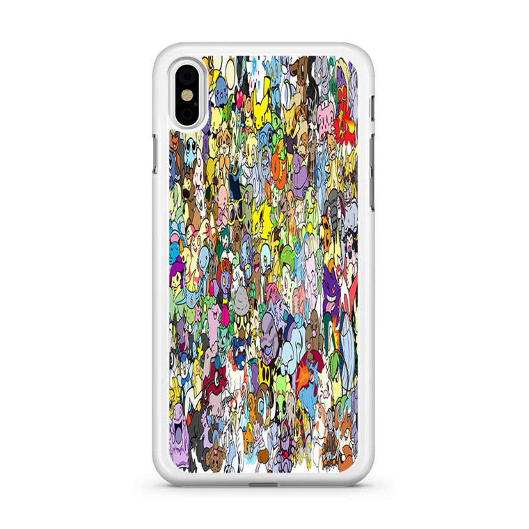 Adorable Pokemon Collage iPhone XS Max Case