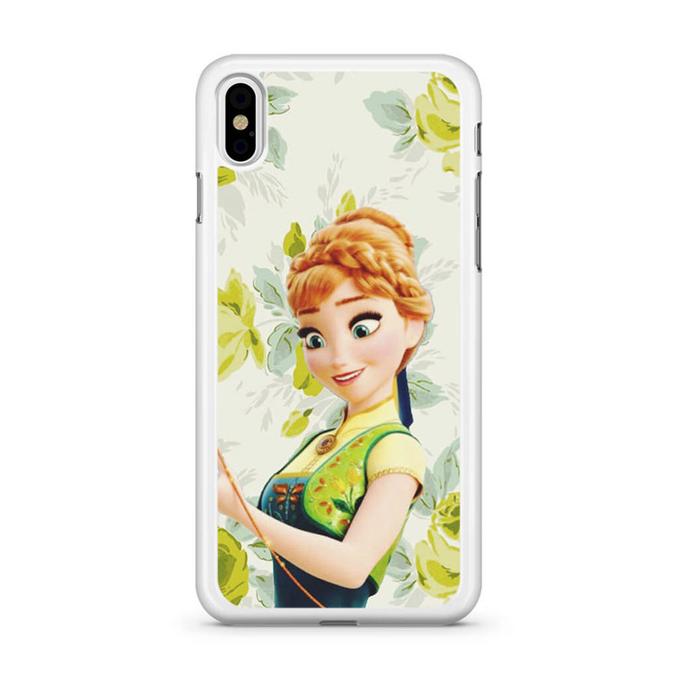 Frozen Anna Flowers iPhone XS Max Case