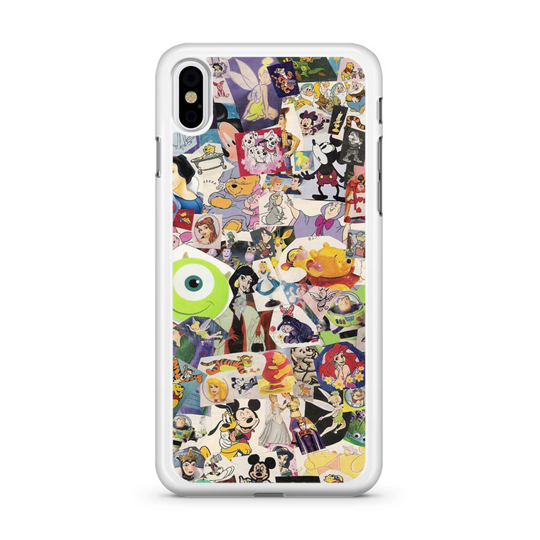 Disney Collage Art iPhone XS Max Case