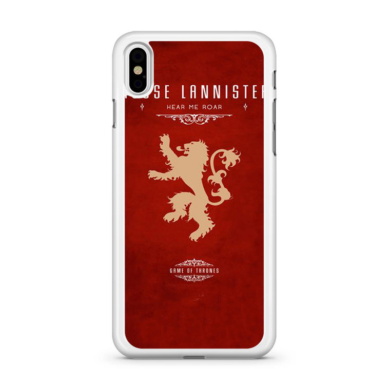Game Of Thrones - house lannister iPhone XS Max Case