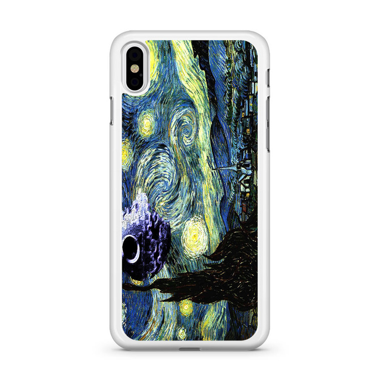 Skellington on a Starry Night iPhone XS Max Case