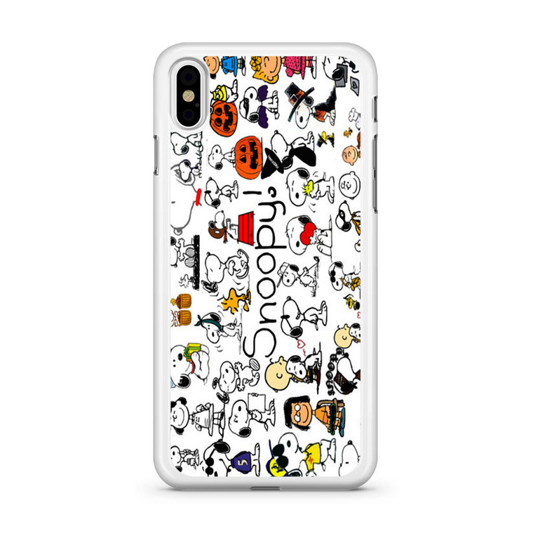 Snoopy Collage iPhone XS Max Case