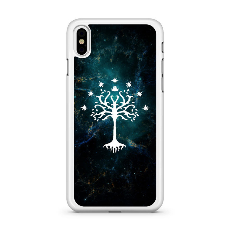 White Tree in Galaxy Nebula iPhone XS Max Case