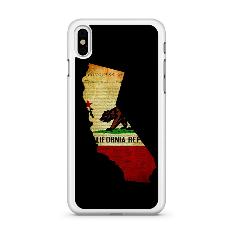 California State Grunge iPhone XS Max Case